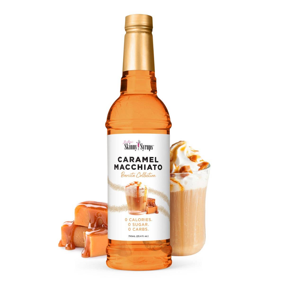 Jordan's Skinny Mixes - Sugar Free Caramel Macchiato Syrup