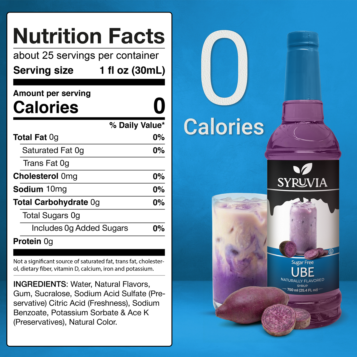 Syruvia - Sugar-Free Ube Syrup