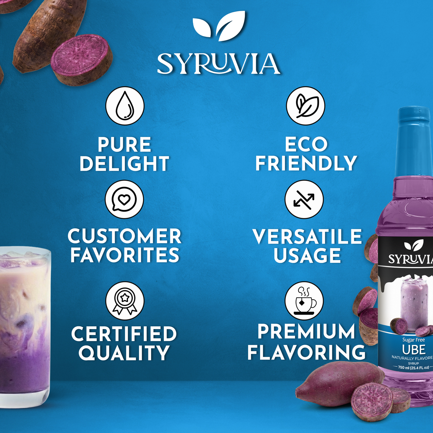 Syruvia - Sugar-Free Ube Syrup