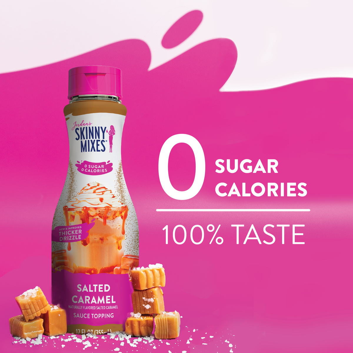 Jordan's Skinny Mixes - Sugar Free Salted Caramel Sauce