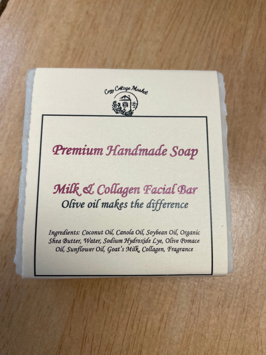 "Better than Botox" milk and collagen facial bars