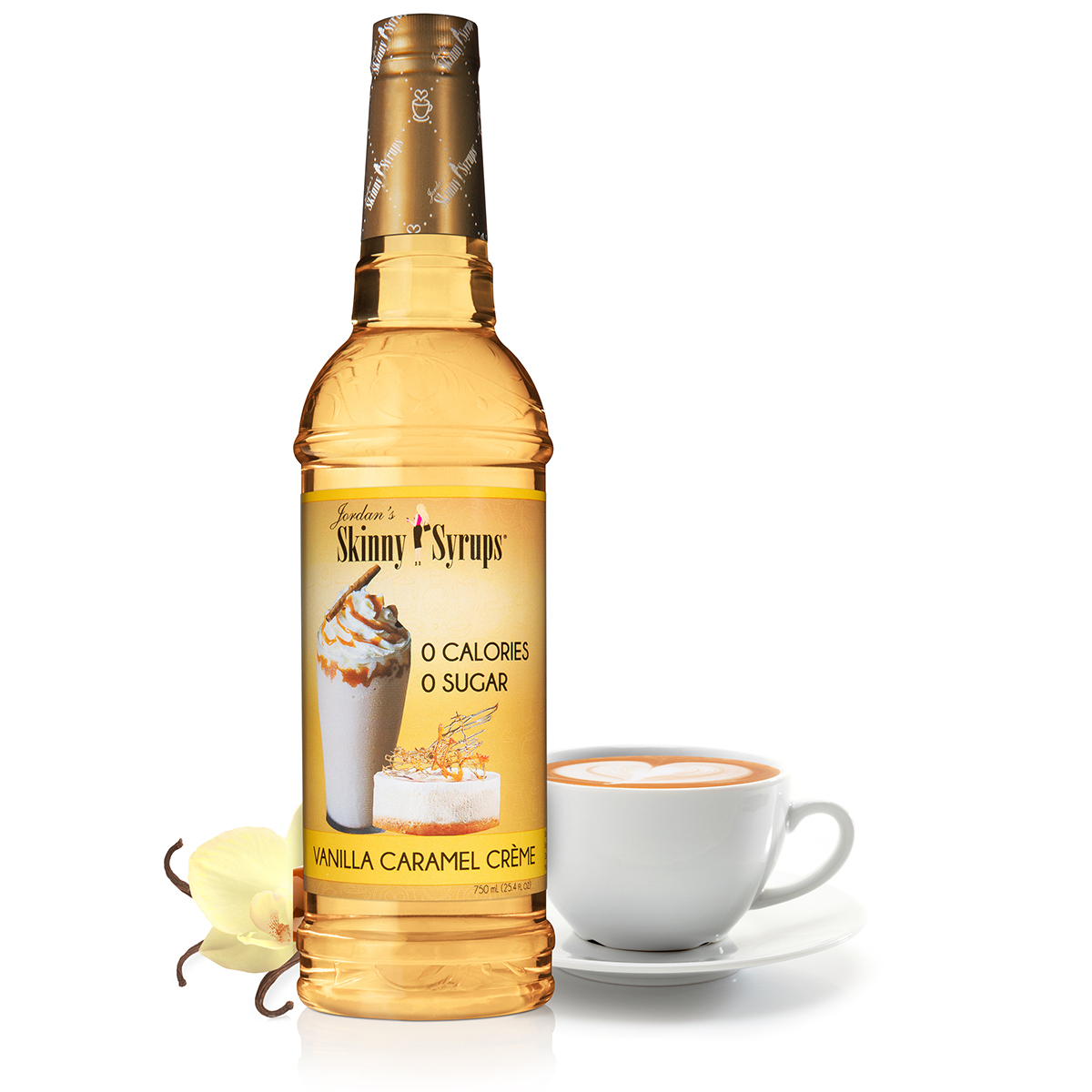 Jordan's Skinny Mixes - Sugar Free Vanilla Caramel Creme Syrup