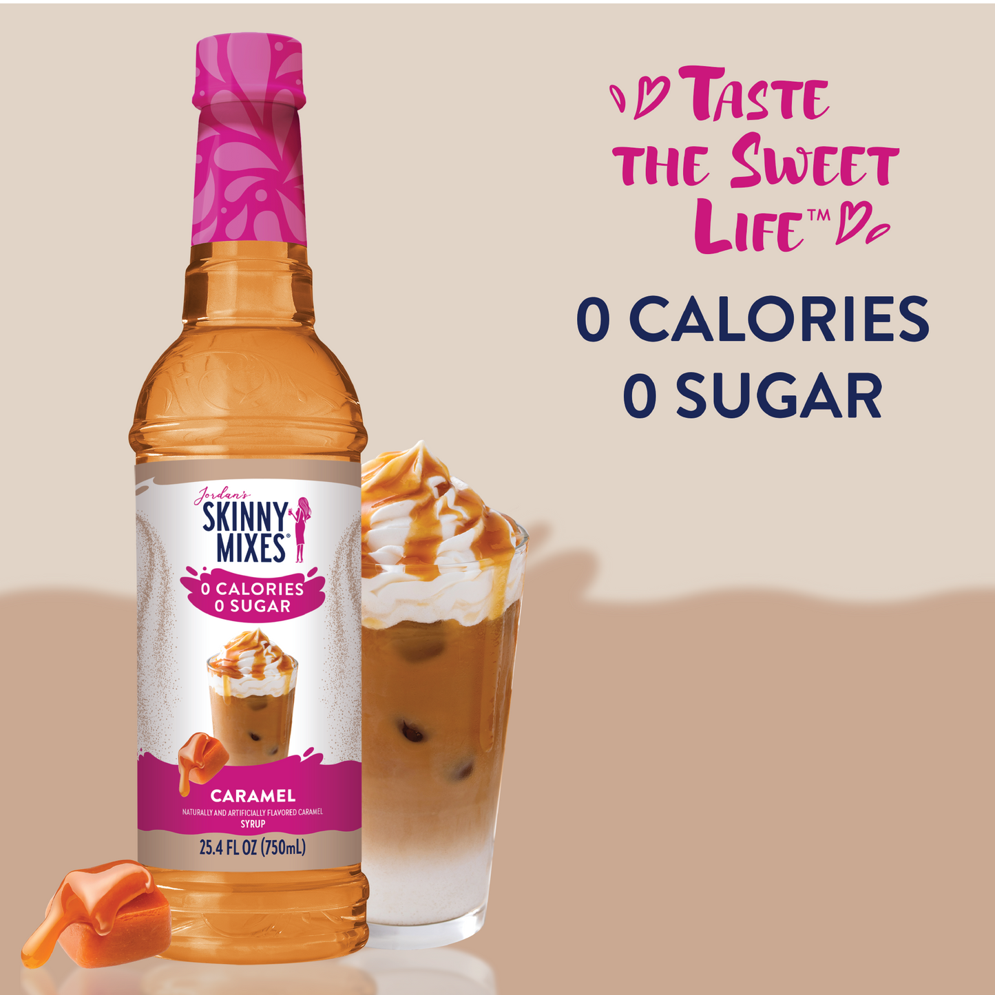 Jordan's Skinny Mixes - Sugar Free Caramel Syrup