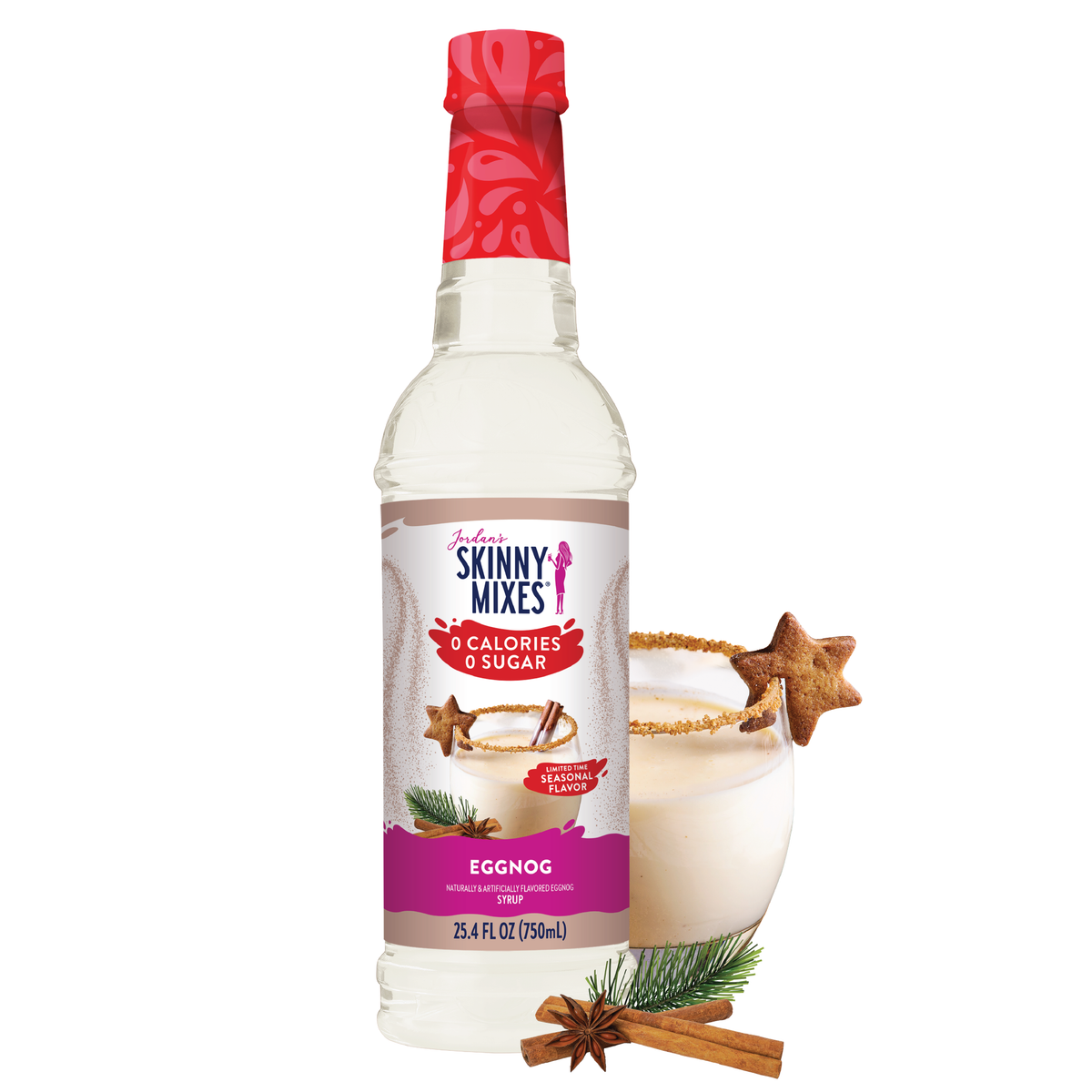Jordan's Skinny Mixes - Sugar Free Eggnog Syrup