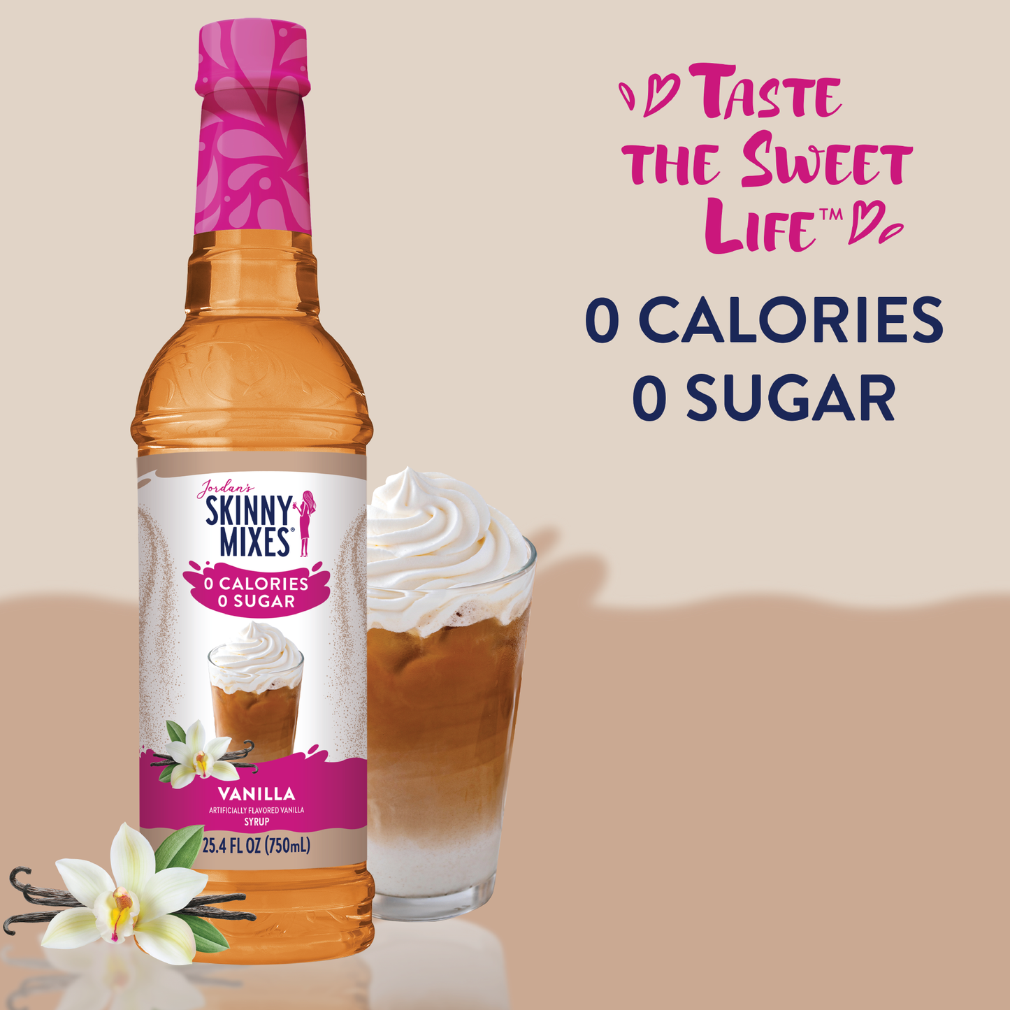 Jordan's Skinny Mixes - Sugar Free Vanilla Syrup