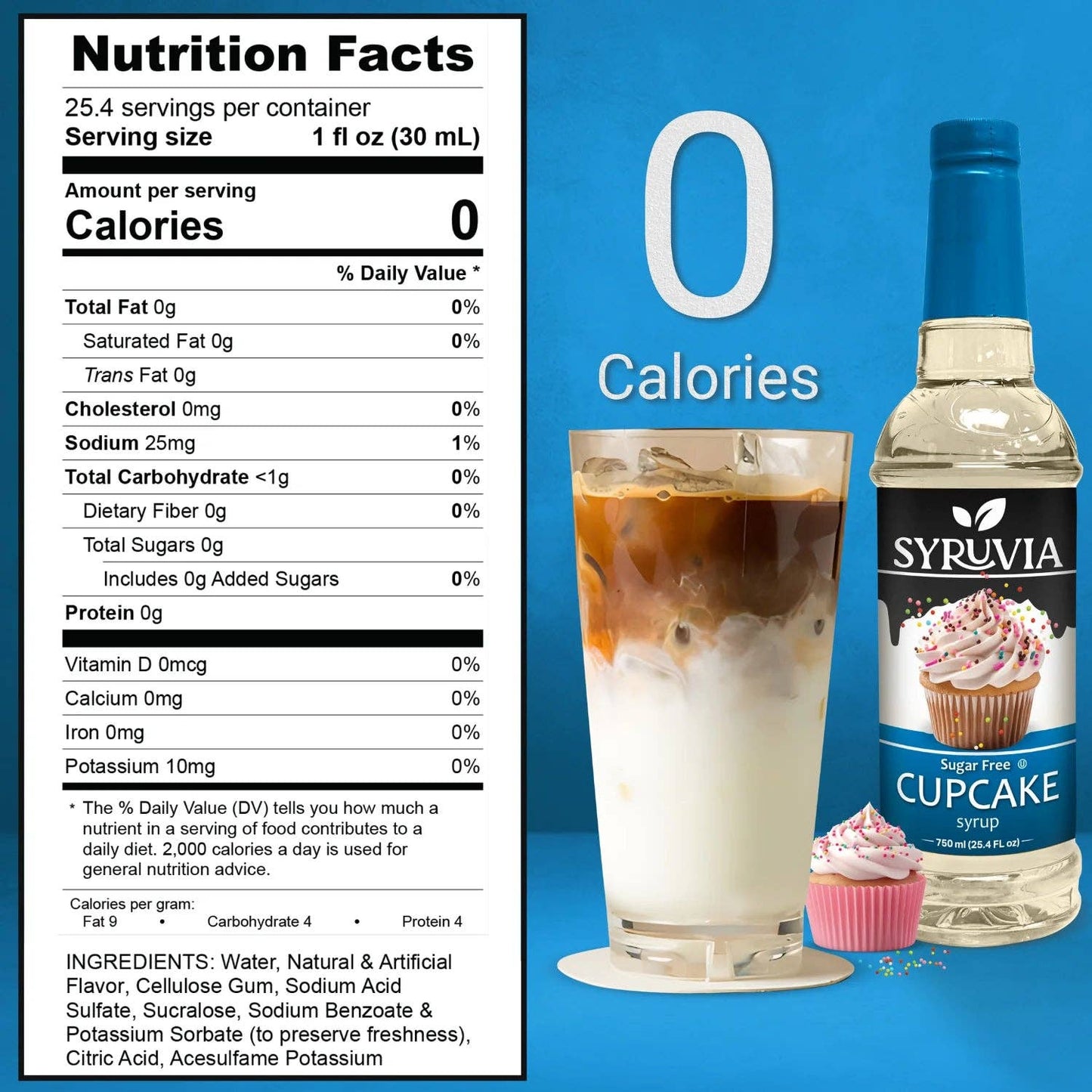 Syruvia - Sugar-Free Cupcake Syrup
