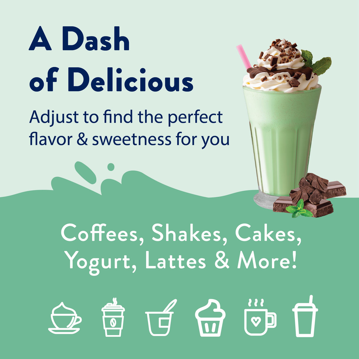 Jordan's Skinny Mixes - Dippin' Dots® Mint Chocolate Ice Cream Syrup