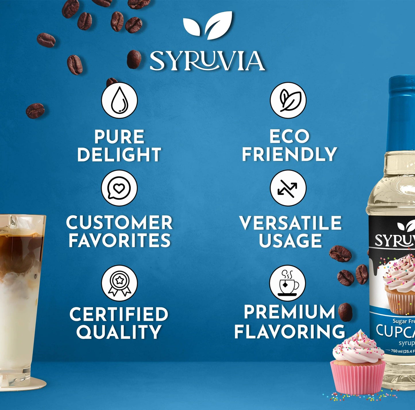 Syruvia - Sugar-Free Cupcake Syrup