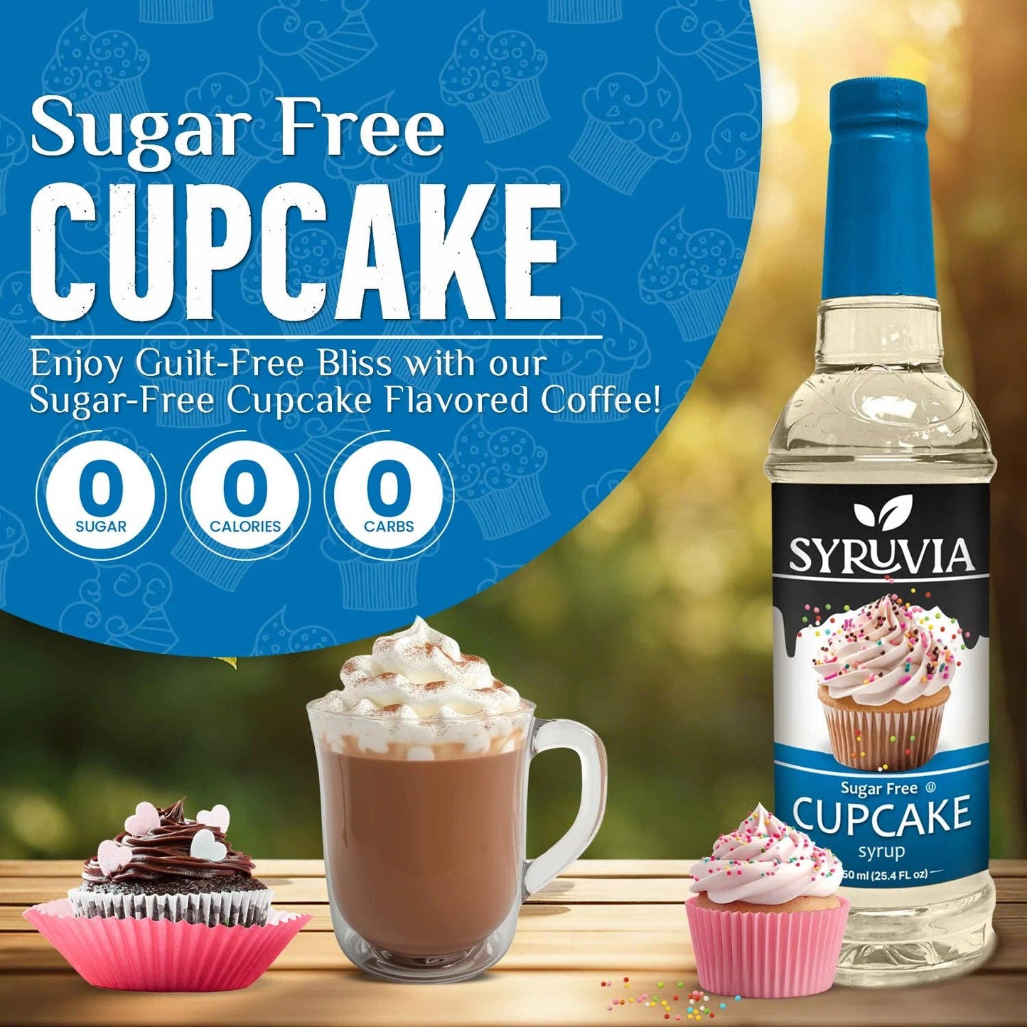 Syruvia - Sugar-Free Cupcake Syrup