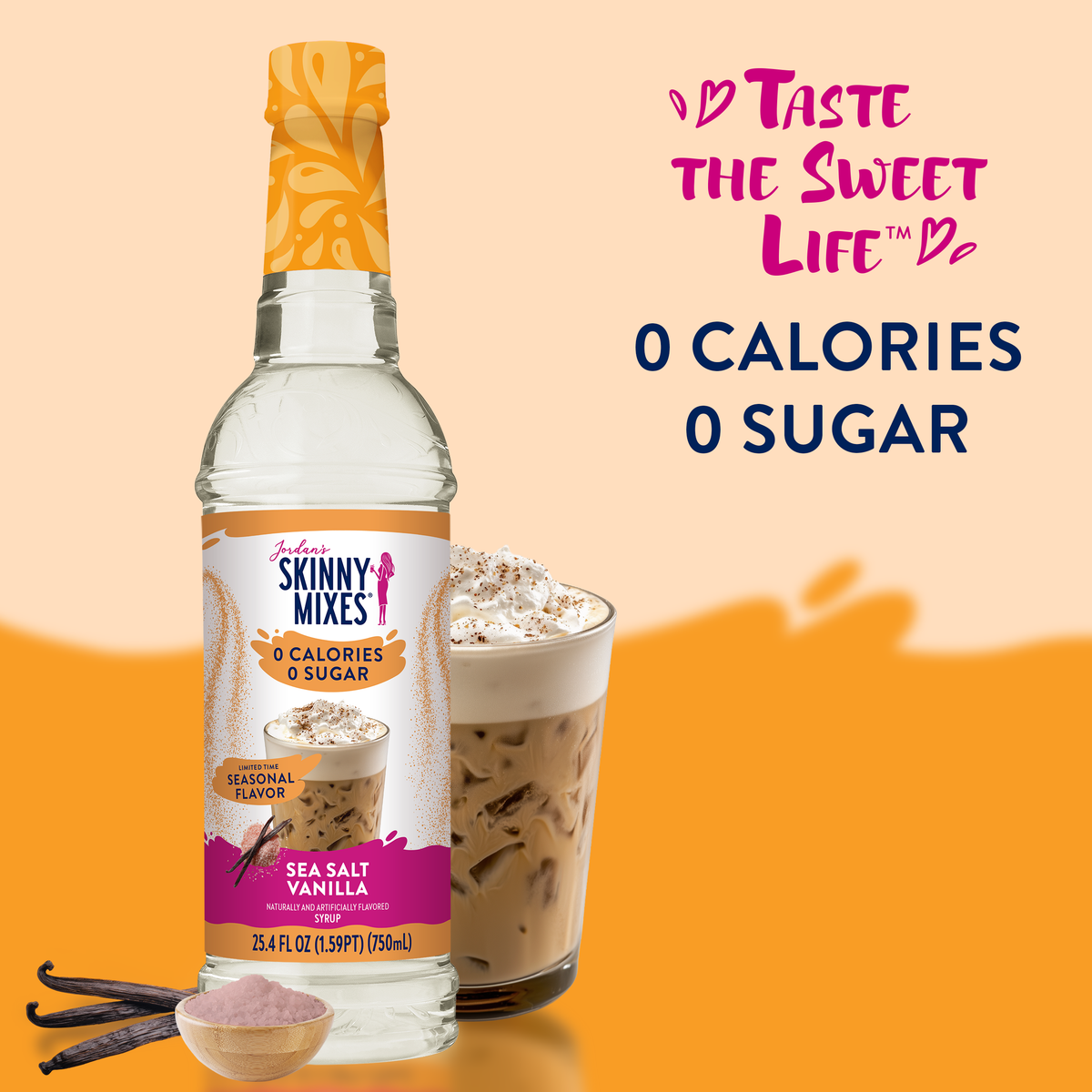 Jordan's Skinny Mixes - Sugar Free Sea Salt Vanilla