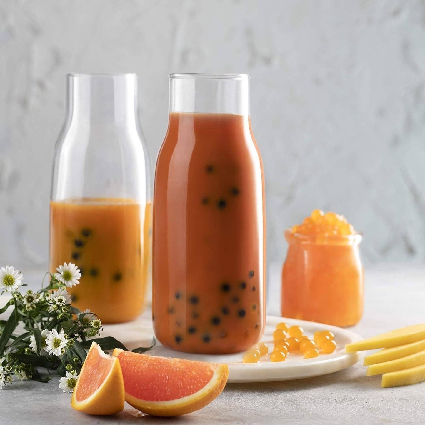 Syruvia - 1 LB Strawberry Flavored Popping Boba