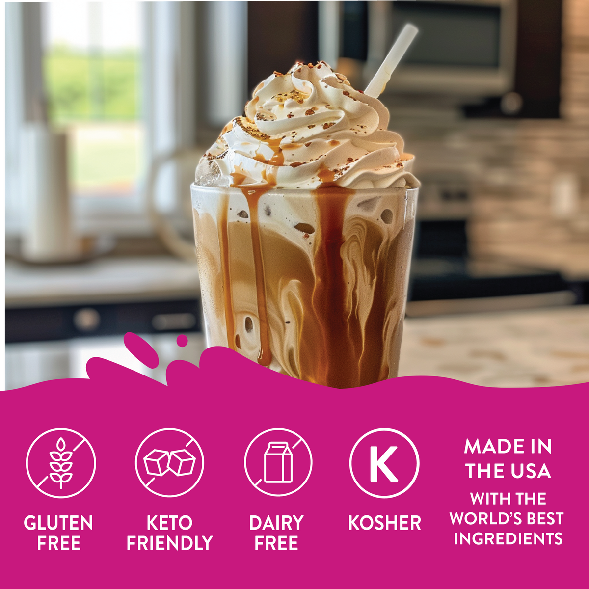 Jordan's Skinny Mixes - Sugar Free Salted Caramel Sauce