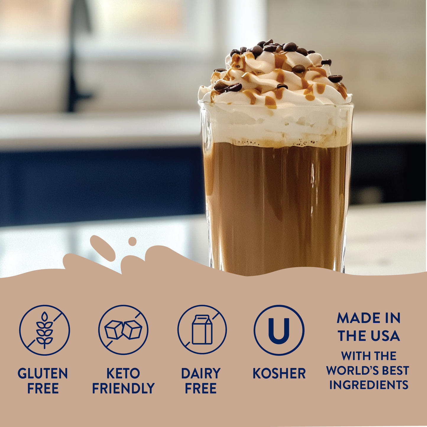 Jordan's Skinny Mixes - Sugar Free Salted Caramel Mocha Syrup