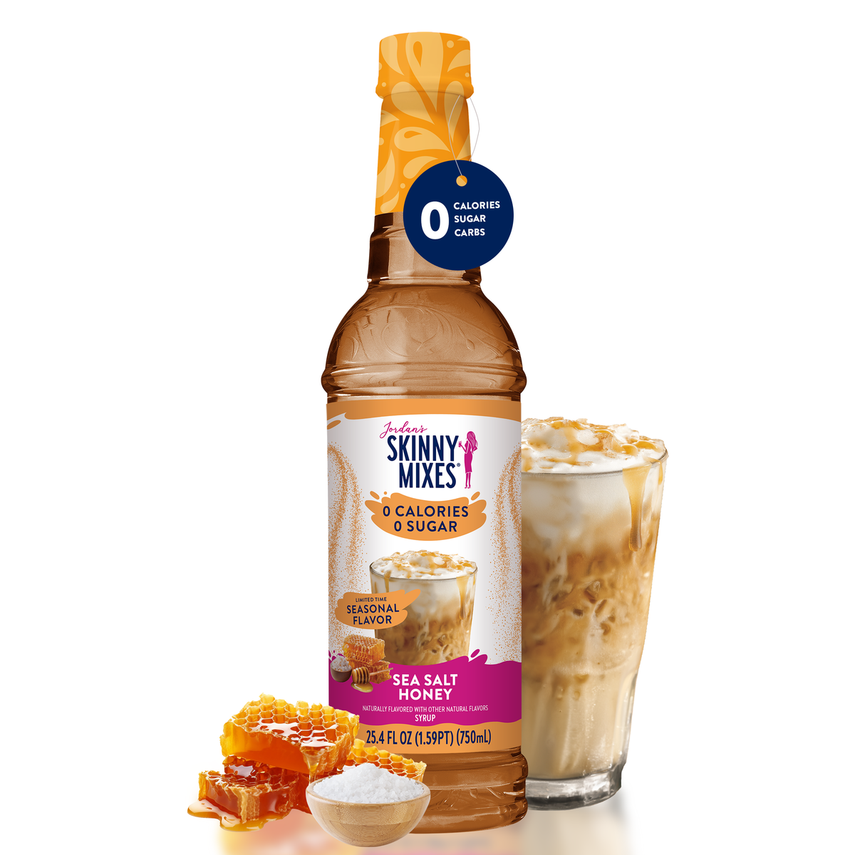 Jordan's Skinny Mixes - Sugar Free Sea Salt Honey