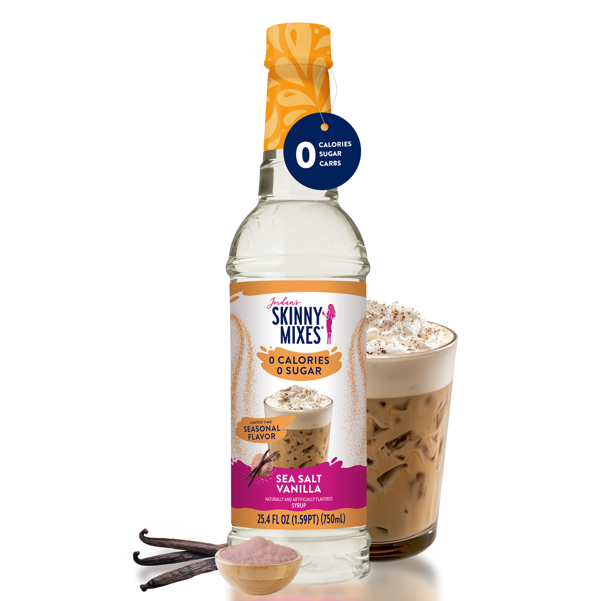 Jordan's Skinny Mixes - Sugar Free Sea Salt Vanilla