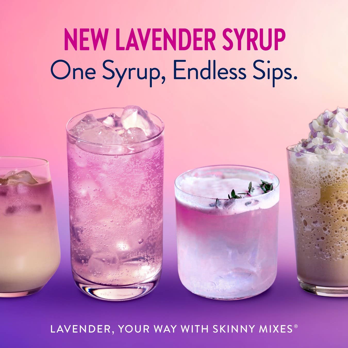 Jordan's Skinny Mixes - Sugar Free Lavender Syrup